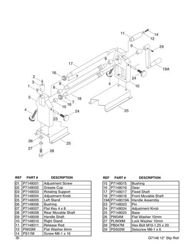Part Diagram for G7148