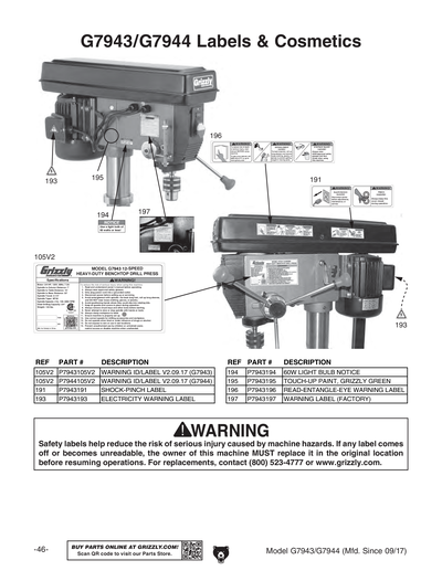 Part Diagram for G7944