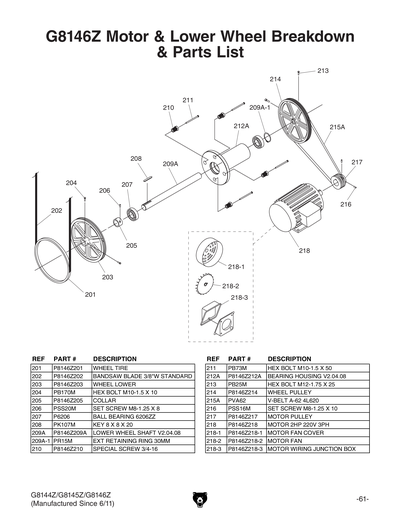 Part Diagram for G8146Z