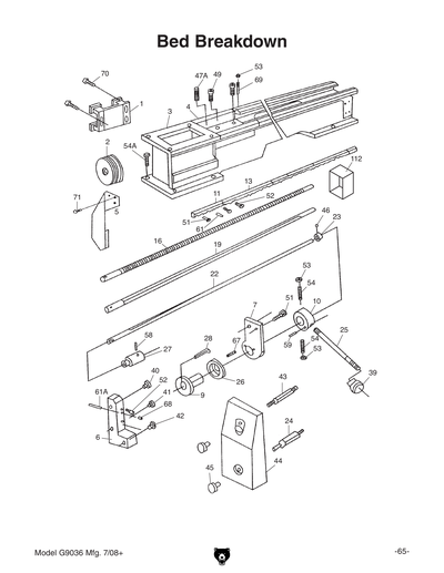 Part Diagram for G9036