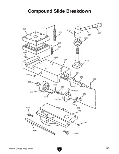 Part Diagram for G9036