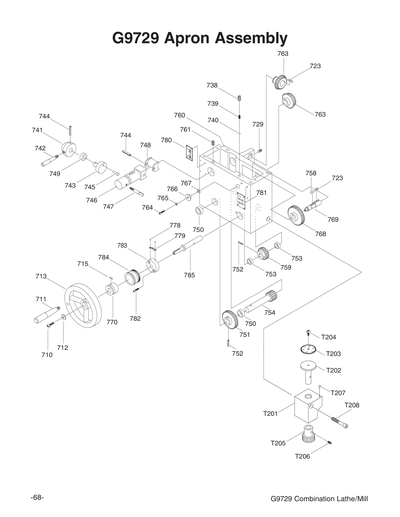 Parts for G9729 31