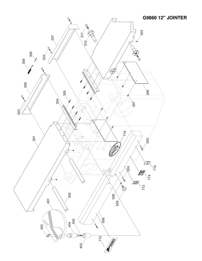Part Diagram for G9859