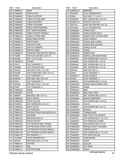 Part Diagram for G9859