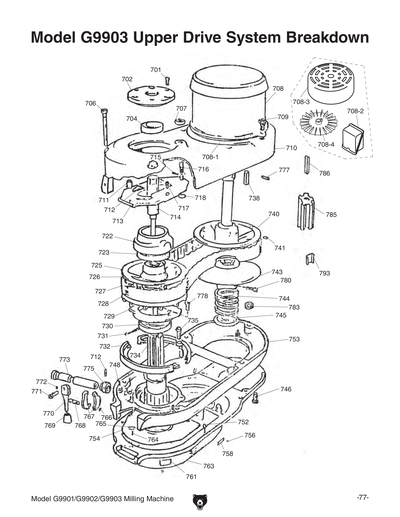 Parts for G9901 9