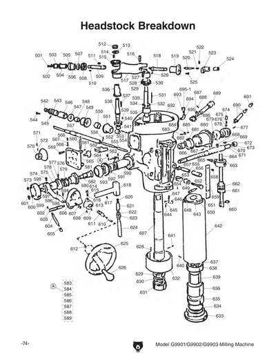 Part Diagram for G9903