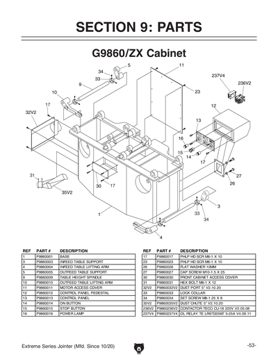 Part Diagram for G9953ZXF