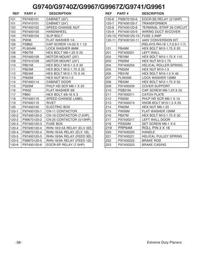 Part Diagram for G9961