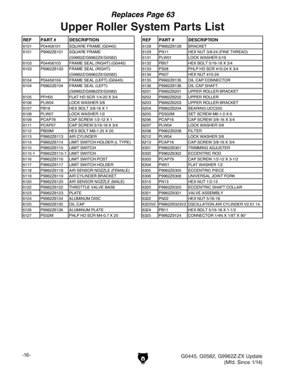 Part Diagram for G9962ZX