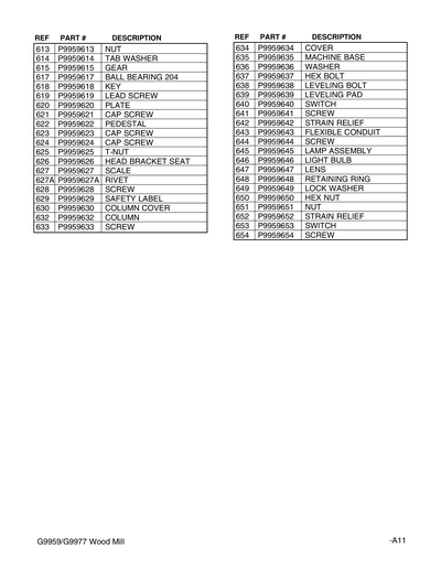Part Diagram for G9977