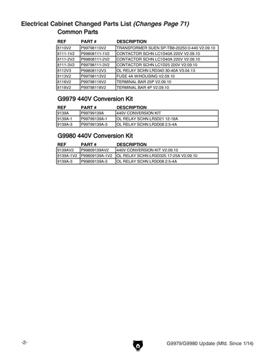 Part Diagram for G9980