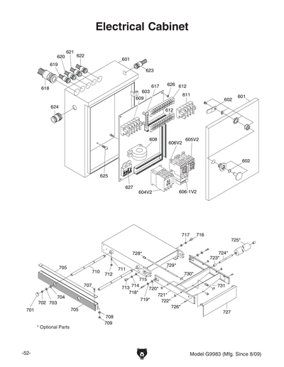 Parts for G9983 15