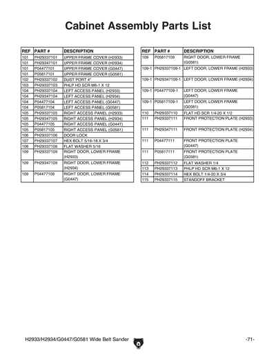 Part Diagram for H2934