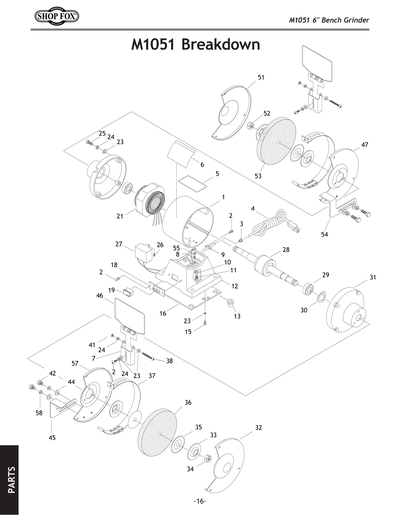 Part Diagram for M1051