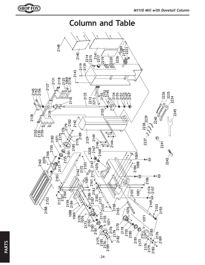 Part Diagram for M1110