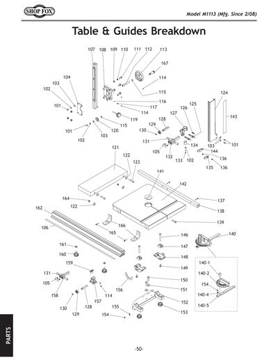Part Diagram for M1113