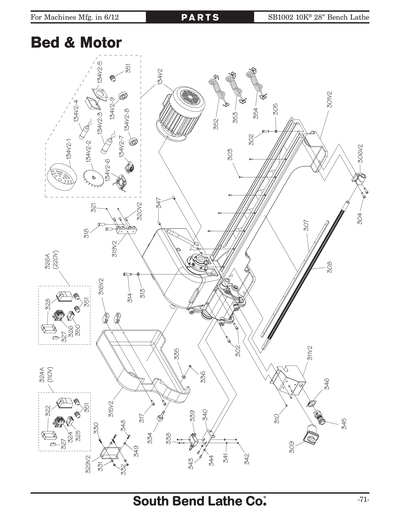 Part Diagram for SB1002