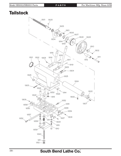 Part Diagram for SB1013F