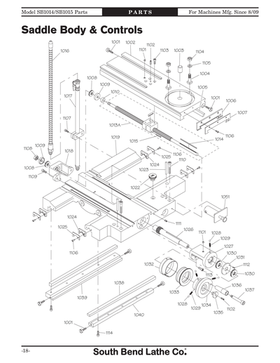 Part Diagram for SB1014