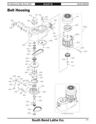 Part Diagram for SB1028F