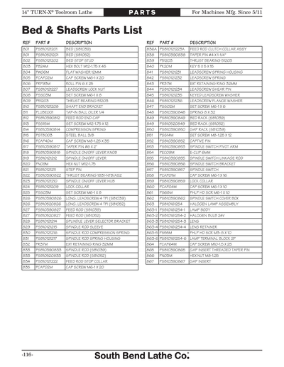 Part Diagram for SB1039F