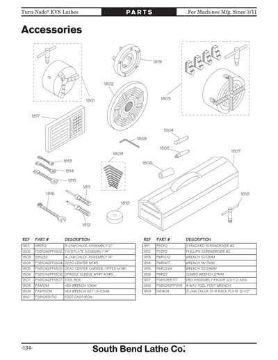 Part Diagram for SB1043PF
