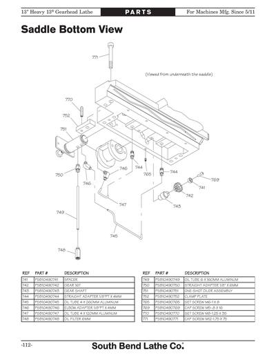 Part Diagram for SB1049F