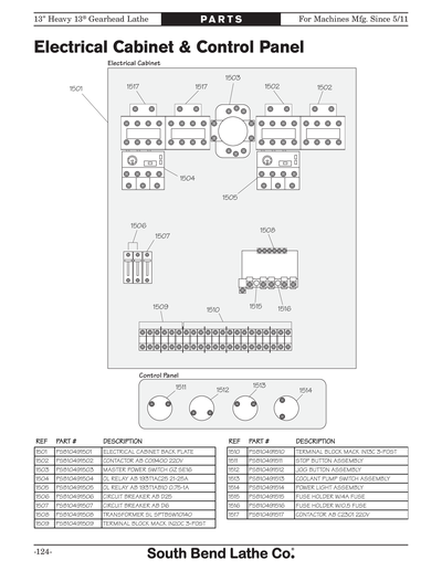 Part Diagram for SB1050