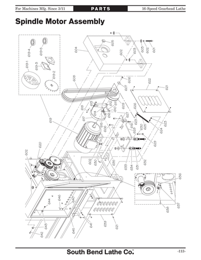 Part Diagram for SB1054F