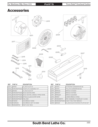 Part Diagram for SB1058F