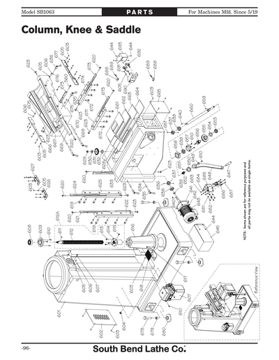 Part Diagram for SB1063