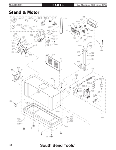 Part Diagram for SB1091
