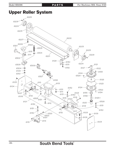 Part Diagram for SB1096