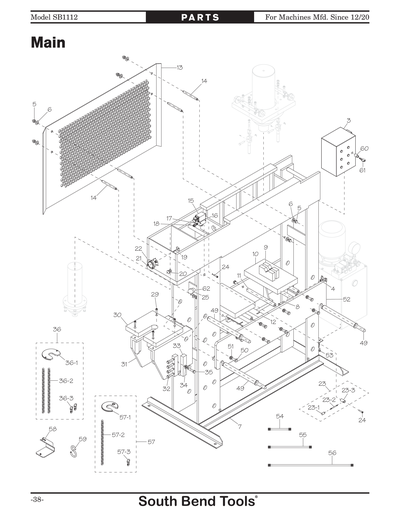 Part Diagram for SB1112