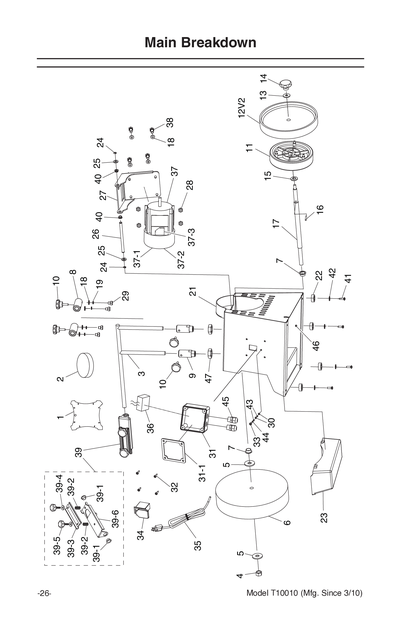 Part Diagram for T10010ANV