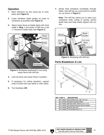 Part Diagram for T1194