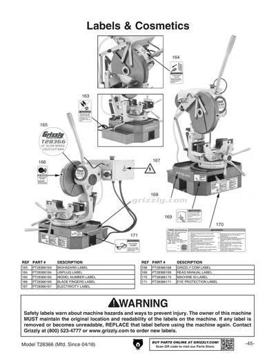 Part Diagram for T28366