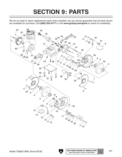Part Diagram for T28523