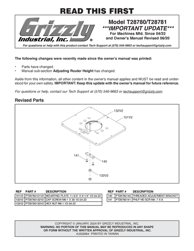 Part Diagram for T28780
