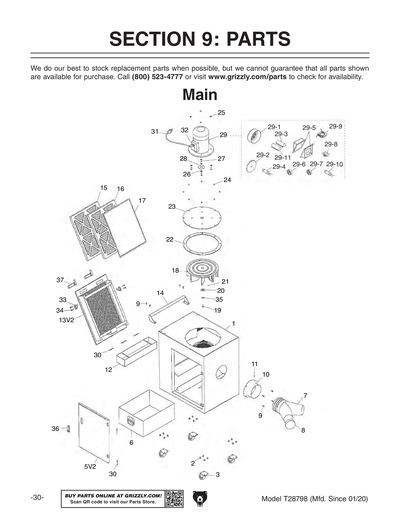 Part Diagram for T28798