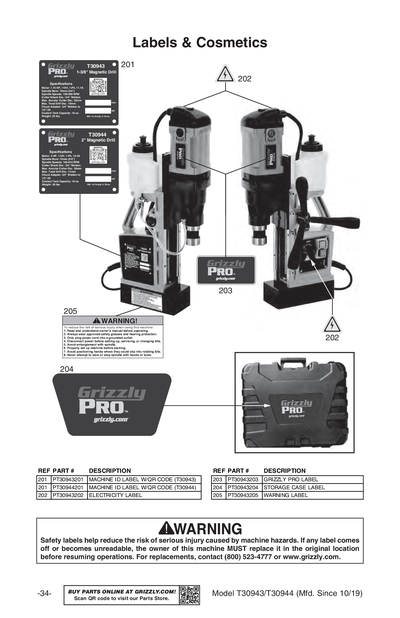 Part Diagram for T30943
