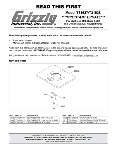 Part Diagram for T31637