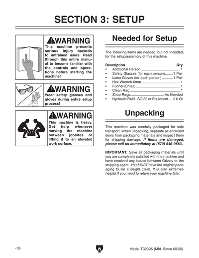 Part Diagram for T32305