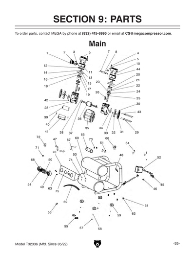 Part Diagram for T32336