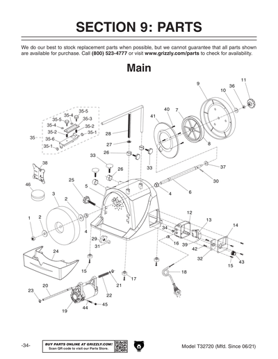 Part Diagram for T32720