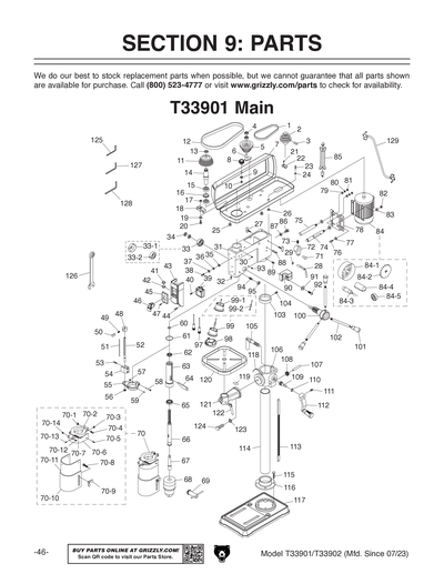 Part Diagram for T33902
