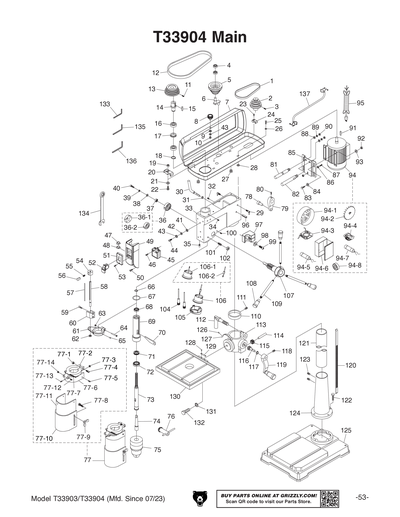 Part Diagram for T33903