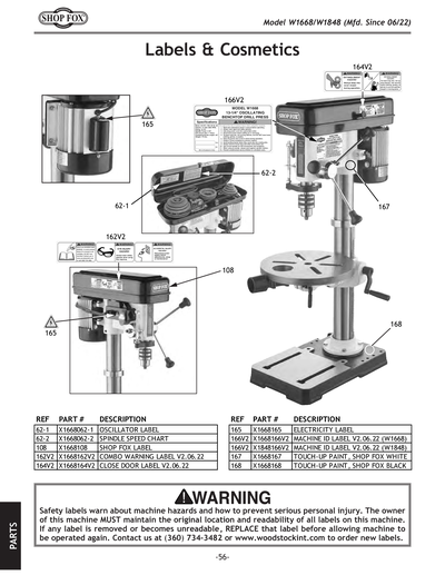 Part Diagram for W1668