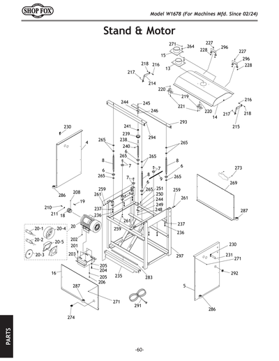 Part Diagram for W1678
