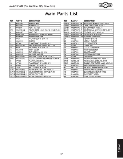 Part Diagram for W1687